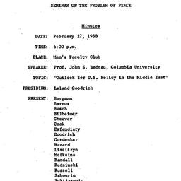 Minutes, 1968-02-27. The Pr...