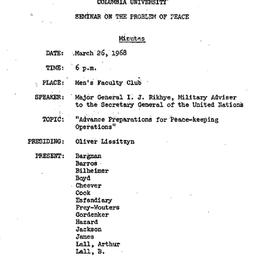 Minutes, 1968-03-26. The Pr...