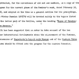 Announcements, 1948-10-13. ...