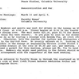 Announcements, 1997-03-11. ...