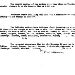 Announcements, 1959-12-08. ...