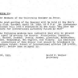 Minutes, 1955-03-22. The Pr...