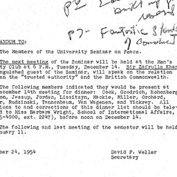 Minutes, 1954-11-23. The Pr...