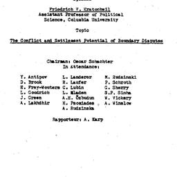 Minutes, 1984-11-13. The Pr...
