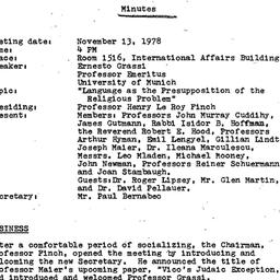 Minutes, 1978-11-13. Studie...