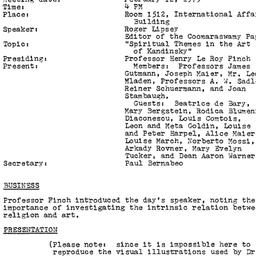 Minutes, 1979-02-12. Studie...