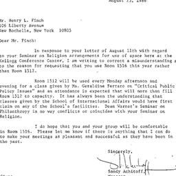 Correspondence, 1987-08-13....