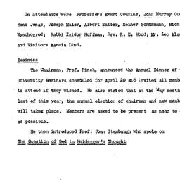 Minutes, 1977-04-11. Studie...