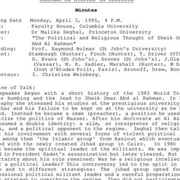 Minutes, 1995-04-03. Studie...