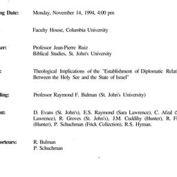 Minutes, 1994-11-14. Studie...