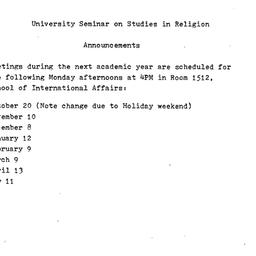 Correspondence, Studies in ...