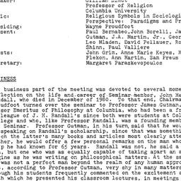 Minutes, 1981-02-09. Studie...
