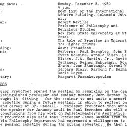 Minutes, 1980-12-08. Studie...
