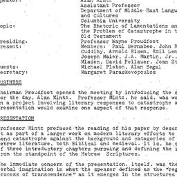 Minutes, 1980-11-10. Studie...
