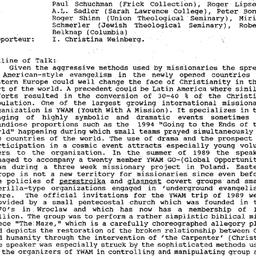 Minutes, 1992-10-05. Studie...
