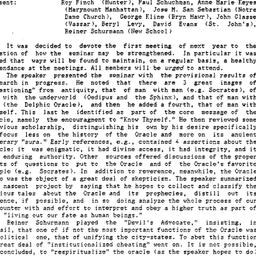 Minutes, 1989-05-01. Studie...