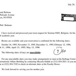 Correspondence, 1996-06-28....