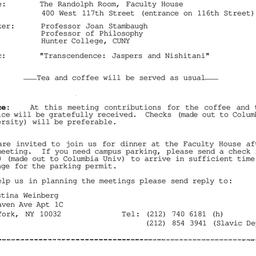 Announcements, 1995-11-13. ...