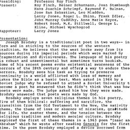 Minutes, 1988-04-04. Studie...