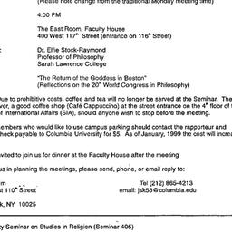 Announcements, 1998-10-06. ...