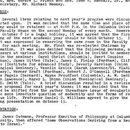 Minutes, 1973-05-14. Studie...