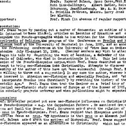 Minutes, 1986-03-05. Studie...