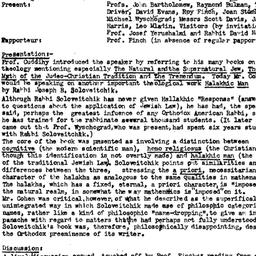Minutes, 1986-02-03. Studie...