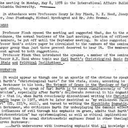Minutes, 1978-05-08. Studie...