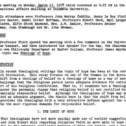 Minutes, 1978-03-13. Studie...