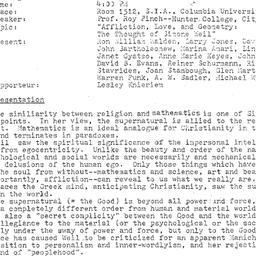 Minutes, 1984-11-05. Studie...