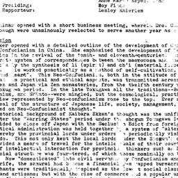 Minutes, 1985-05-06. Studie...