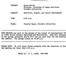 Announcements, 1976-05-18. ...