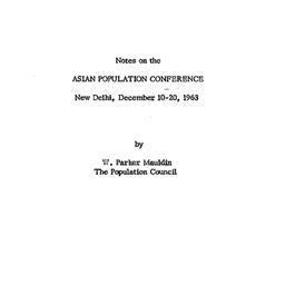 Speaker's paper, 1964-0...
