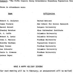 Minutes, 1983-12-06. Popula...