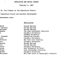 Minutes, 1987-02-04. Popula...