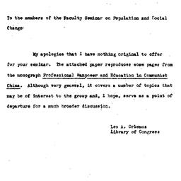 Speaker's paper, 1962-0...