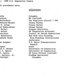 Minutes, 1988-10-11. Popula...