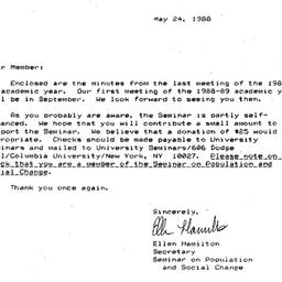 Announcements, 1988-05-24. ...