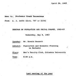 Correspondence, 1963-04-26....