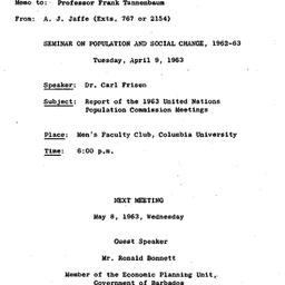 Correspondence, 1963-03-29....