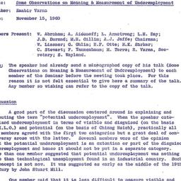 Minutes, 1960-11-15. Popula...