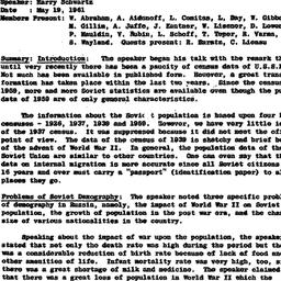 Minutes, 1961-05-19. Popula...