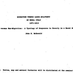 Speaker's paper, 1960-1...