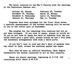 Announcements, 1964-09-09. ...
