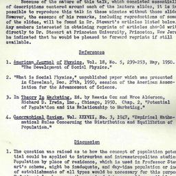 Minutes, 1951-02-05. Popula...
