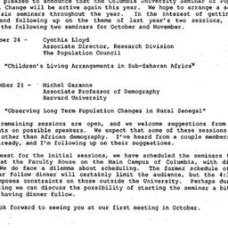 Announcements, 1991-09-18. ...