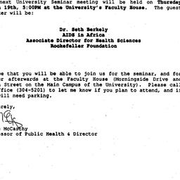 Announcements, 1992-02-28. ...