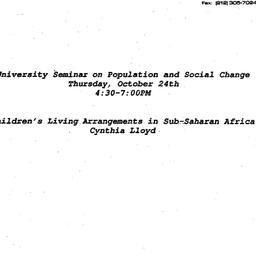 Announcements, 1991-10-24. ...