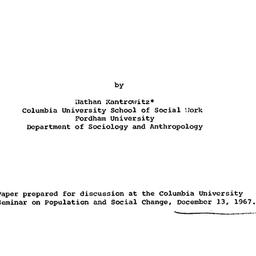 Speaker's paper, 1967-1...