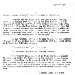 Announcements, 1950-05-29. ...
